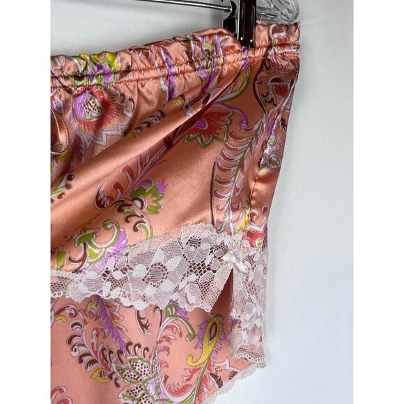 Victoria's Secret Women Large Orange Feather Print Cami  Camisole Set - Picture 11 of 12